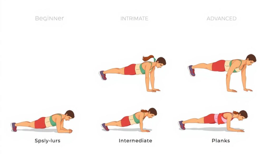 Ilustrasi modifikasi gerakan circuit training untuk berbagai level kebugaran